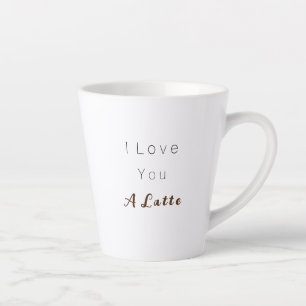 Amo-te uma caneca latta