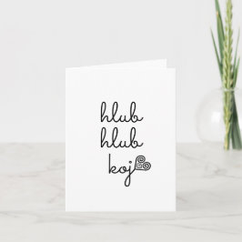 AMO VOCÊ | Cartão inspirado na Hmong