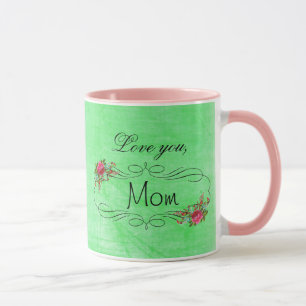 Amo Você Mãe, Caneca de Café do Dia das Mães