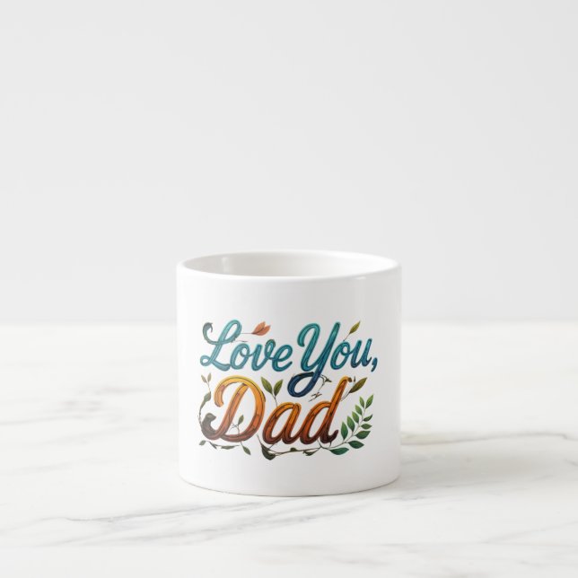 Amo Você, Papai - Design Especial de Caneca de Esp (Frente)
