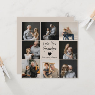 Amo Você Vovô com Coração & Fotos - 