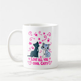 Amo-vos Todos Os Gatos Legal" - A Caneca Purr-fect
