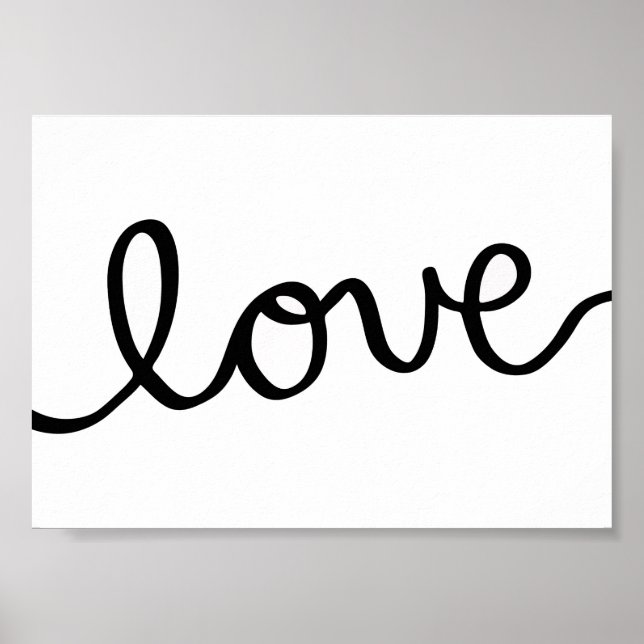 amor - 7x5 polegadas - poster de arte (Frente)
