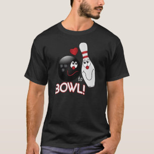 Amor à Bowl - Personalizar T-Shirt de Boliches