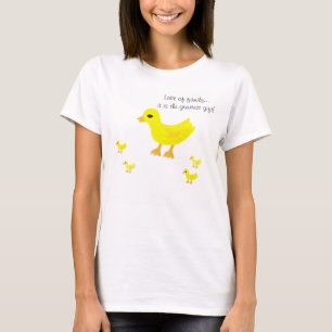 Amor à Camisa de Maternidade Ducky do Bebê da Famí