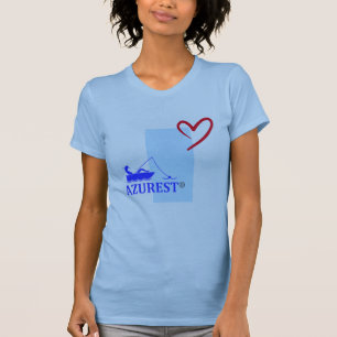 AMOR A Camisa T das Mulheres AZUREST