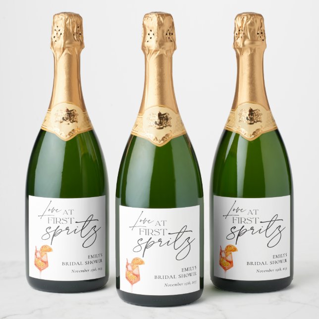Amor à Primeira Taça de Spritz Chá de Noiva (Garrafas)