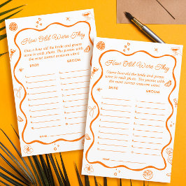 Amor ao Primeiro Chá de panela Spritz Jogo da Idad