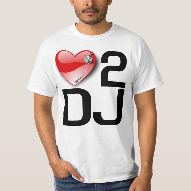 AMOR ao t-shirt do DJ (Frente)