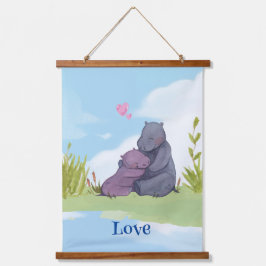 Amor, Baby Hippo e sua mãe