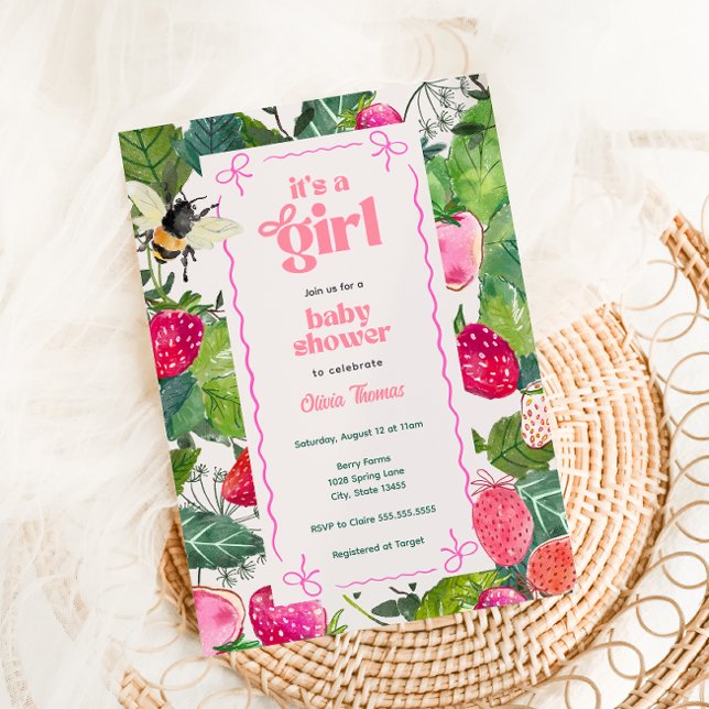 Amor, Bebê, Morango, Chá Convite (Criador carregado)