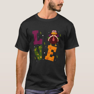 Amor Camisa de Ação de Graças