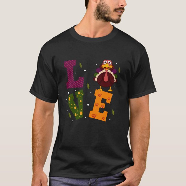 Amor Camisa de Ação de Graças (Frente)