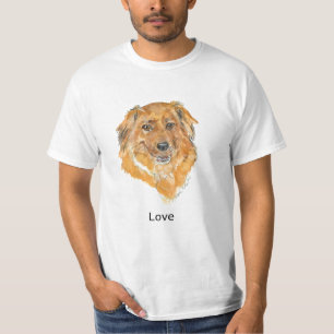 Amor: Camisas dos pensamentos T do cão