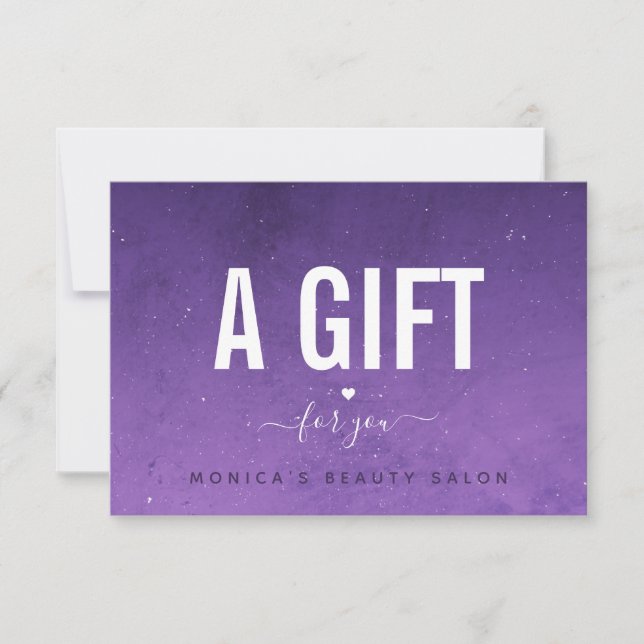 Amor Cardíaco Universo Céu Púrpura Galáxia Cósmica (Frente)