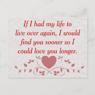 Amor - cartão postal