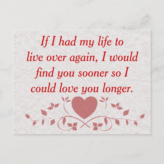 Amor - cartão postal (Frente)