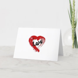 Amor Cartões de agradecimentos Coração