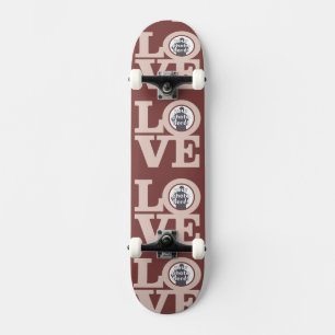 AMOR COM SEU skate personalizado DE 4 FOTOS