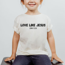 Amor como a camisa de Jesus Cristo Cristão