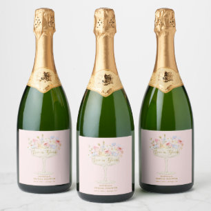 Amor Cor-de-Rosa em Flor Casamento Personalizado
