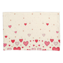 Amor, Corações, Namorados, Casamento - Pillowcase