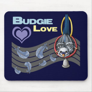 Amor "Cutie" Mousepad de Budgie