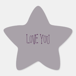 Amor da estrela da urze você etiquetas