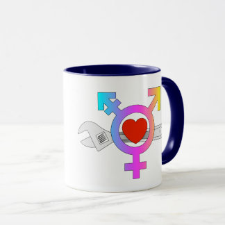 Amor da iluminação para toda a caneca