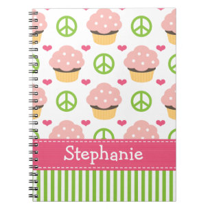 Amor da paz do Diário do caderno espiral do