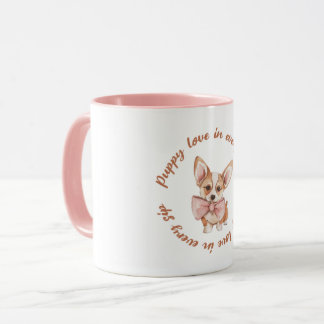 Amor de Cachorrinho em Cada Golada | Caneca para A