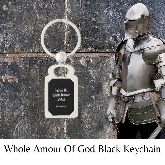 Amor De Deus Chaveiro Negro (Whole Amour Of God Black Keychain)
