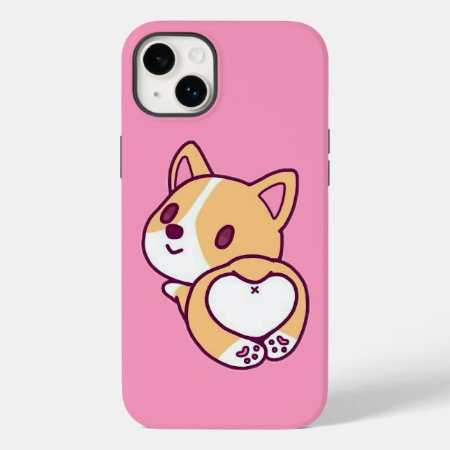 Amor de Filhote de Corgi Fofo (Verso)