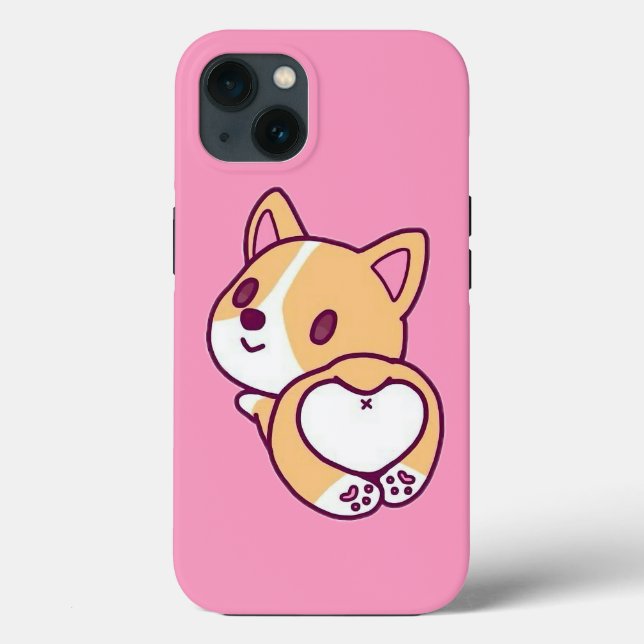 Amor de Filhote de Corgi Fofo (Verso)