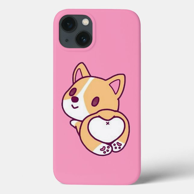 Amor de Filhote de Corgi Fofo (Verso)