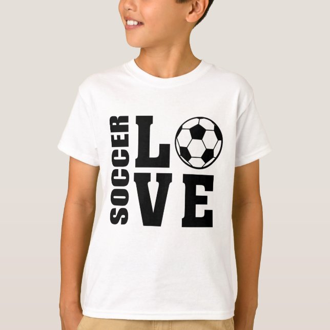 Amor de futebol, camiseta de futebol (Frente)