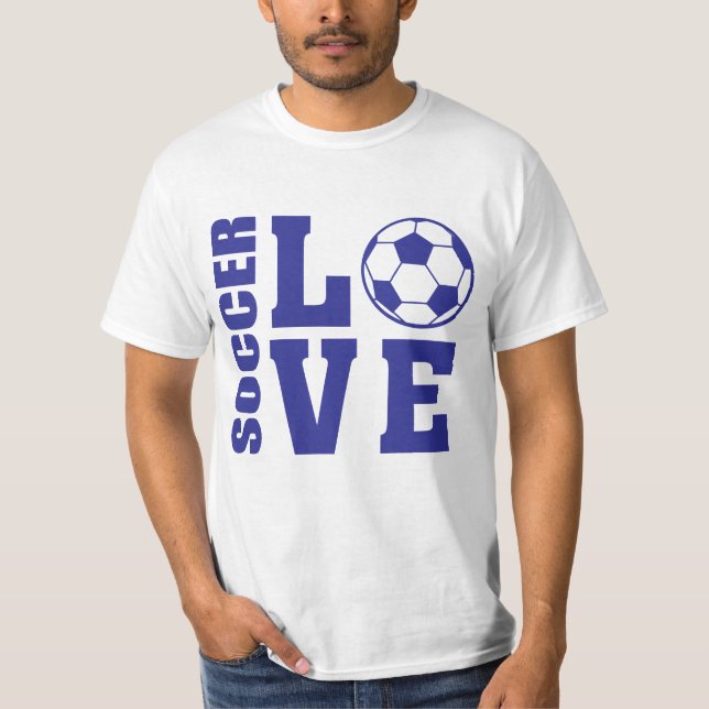 Amor de futebol, camiseta de futebol (Frente)