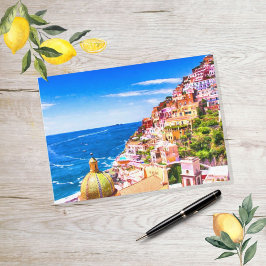 Amor de Positano Itália Cartão Postal