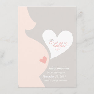 Amor do anúncio da gravidez da barriga da mamã