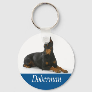 Amor Doberman Pinscher Puppy Dog Chaveiro