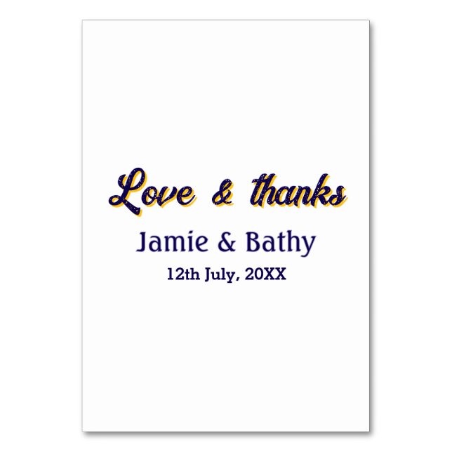 Amor e agradecimento casal nome data laranja roxo (Frente)