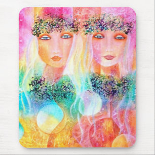Amor e Aloha Mousepad