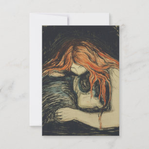 Amor e Dor (O Vampiro) (por Edvard Munch)