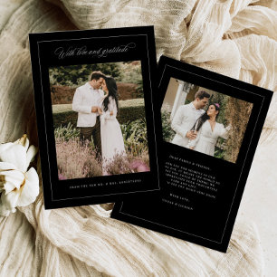 Amor e gratidão, Cartões de agradecimentos de casa