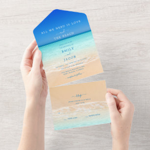 Amor e o Casamento de Praia RSVP