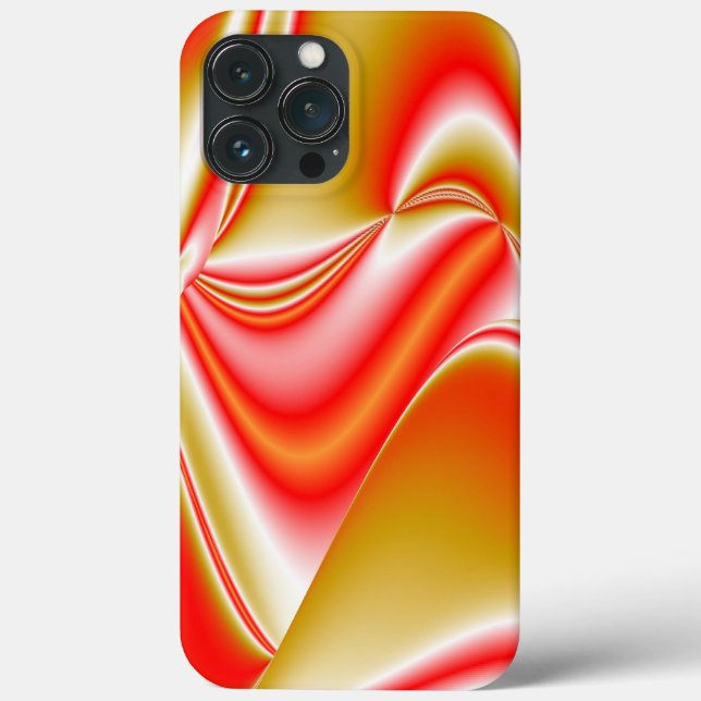 Amor e Ouro Arte de Arco-íris Abstrata 3D (Verso)