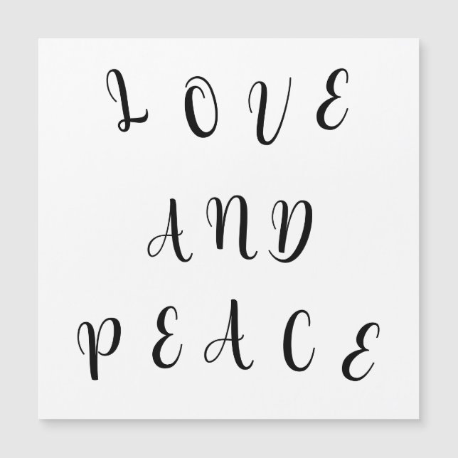 Amor E Paz Bonitos (Frente)