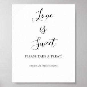 Amor é Poster doce