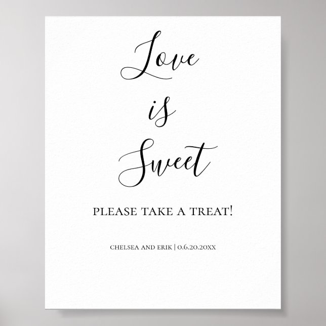 Amor é Poster doce (Frente)