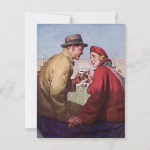 Amor e Romance Vintage, Casal no Jogo de Futebol